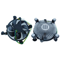 Ventilateur de refroidissement CPU, radiateur pour processeur INTEL LGA775 LGA 1155 1156 1150 4 broches, ventilateur de refroidissement pour ordinateur DC 12V