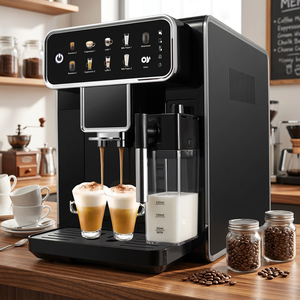 Factory Direct Fully Automatic <b>Coffee</b> <b>Machine</b> Intelligent Espresso Brewer Custom <b>Coffee</b> Strength For Global Wholesale Buyers - Product Image 1