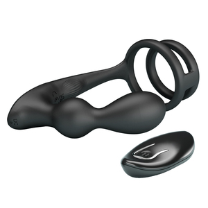 Anillo Vibrador para Pene PRETTY LOVE con Control Remoto, Soporte para la Erección, Potenciador del Placer, Masturbador, Juguetes Sexuales para Hombres - Product Image 2