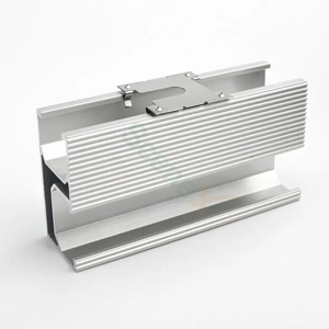Rail de montage solaire en aluminium 20 cm anodisé pour installation sur toit - Product Image 2