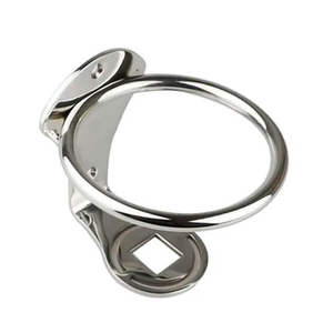 Portabicchieri universale in acciaio inox 316 con montaggio laterale per barche - Product Image 1