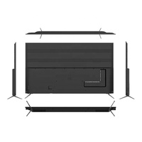 Téléviseur Android à écran large 4K QUHD compatible avec antenne, 55''-85'', HDTV LED, compatible DVB-T2/S2, écran de télévision intelligent de remplacement