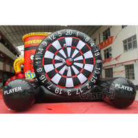 Cible de fléchettes de football gonflable d'extérieur pour jeu équitable et activité de team building