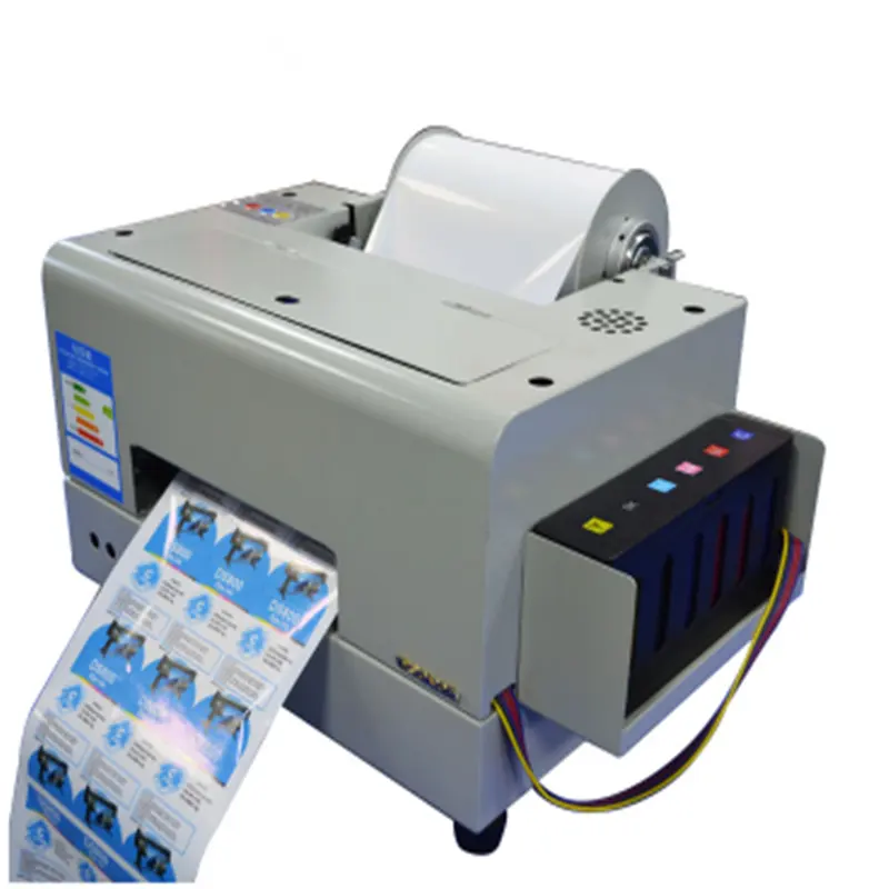 OCBESTJET etiket yazıcı makinesi rulodan ruloya dijital renk su geçirmez yeni ürün sağlanan Flatbed yazıcı otomatik 23