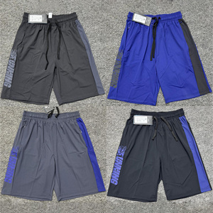 Shorts de <span class=keywords><strong>sport</strong></span> pour homme à séchage rapide avec cordon de serrage, respirants, couleur unie, pour la gym, le cyclisme, la course à pied, en polyester, vente en gros - Product Image 4