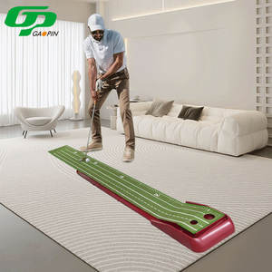 Tapis d'entraînement de golf GP durable, surface en velours cristallin, base en ABS, utilisation en extérieur, retour automatique de balle, deux lignes de visée, précision accrue - Product Image 4