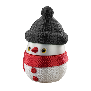 Cartoon Snowman Manual <b>Grinder</b> Plastic <b>Herb</b> <b>Grinder</b> Winter themed Smoking Accessory OEM ODM - Product Image 4