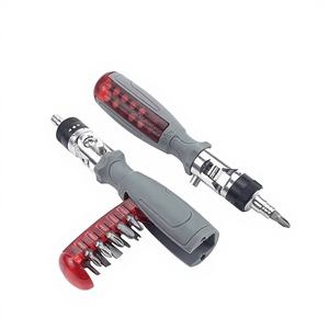 Ensemble de tournevis à cliquet manuel <span class=keywords><strong>GLEDE</strong></span> 10-en-1, kit d'outils à main OEM avec embouts, garantie 1 an, emballage en boîte - Product Image 4