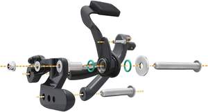 ชุดควบคุมการขับขี่แบบมาตรฐานสำหรับ Harley Softail Street Bob FXBB 114 <span class=keywords><strong>Low</strong></span> <span class=keywords><strong>Rider</strong></span> ปี <span class=keywords><strong>2018</strong></span> ขึ้นไป พร้อมที่พักเท้าอะลูมิเนียม - Product Image 4