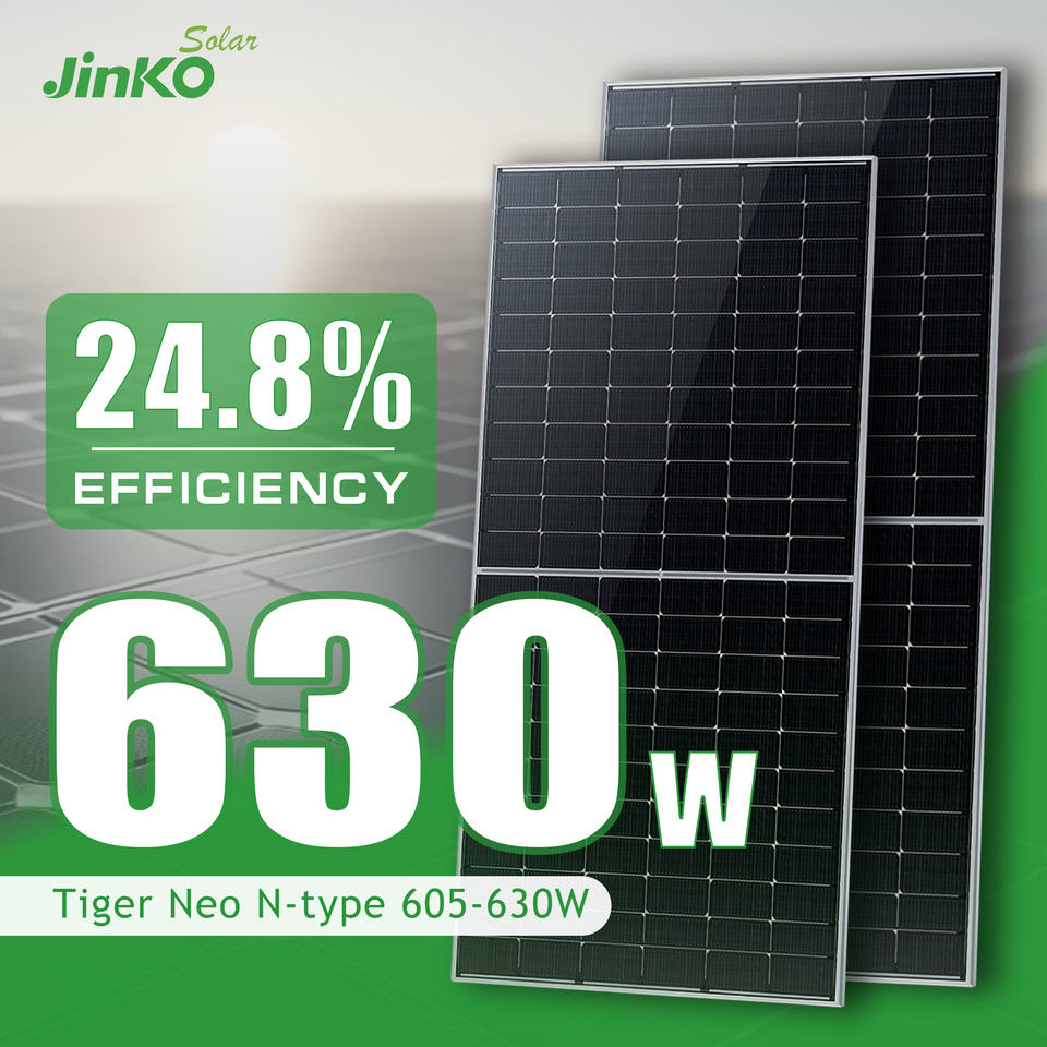 Jinko Long Life Bifacial 610W 620W 630W N-type HJT Mono Bifacial Half ...