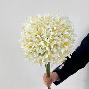 Single Stem Artificial Agapanthus Multi-color <b>Silk</b> <b>Flowers</b> Realistic Lily of the Nile for DIY <b>Arrangement</b> Home Decor - Product Image 3