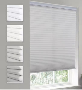 SAMADHI Custom Cordless Motorized <b>Blackout</b> Vertical Double Cell Holding Honeycomb Blinds <b>Curtain</b> - Product Image 2