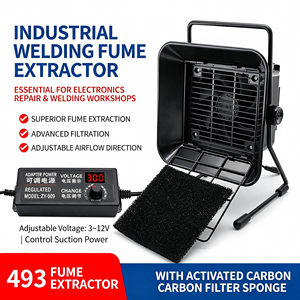 Extractor de Humo para Soldadura 493, 50W, Velocidad Ajustable, Enchufe CN, Absorbedor de Humo - Product Image 6