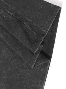 T-shirt pour homme en coton 100% lourd, vintage, délavé à l'acide, imprimé double face, délavé, ample - Product Image 5