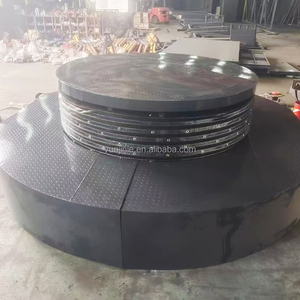 Plataforma Elevadora Eléctrica de Tijera Fija para Hotel, Elevador Hidráulico Giratorio de Acero, 380V/220V, 4-6m/min - Product Image 1