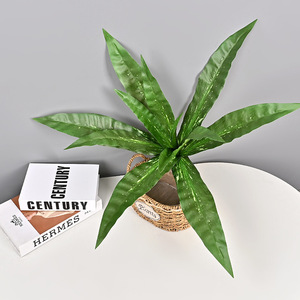 Planta <span class=keywords><strong>Artificial</strong></span> em Vaso com Ninho de Pássaros e Samambaia Simulada para Micro-Paisagens Exteriores e Decoração de Casamentos - Folhagem Realista - Product Image 2