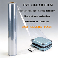 Film souple en PVC transparent pour protection de valise - Couche anti-rayures et anti-poussière pour la sécurité en voyage