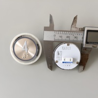Bouton d'appel d'ascenseur en acier inoxydable, bouton rond 24V 12V avec LED ROUGE, design moderne pour hôpital, villa, appartement, hôtel