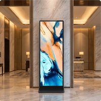 Écran vidéo LED pliable Vislat P2.5 pour affichage publicitaire intérieur, signalisation numérique portable, étanche, prêt à l'emploi