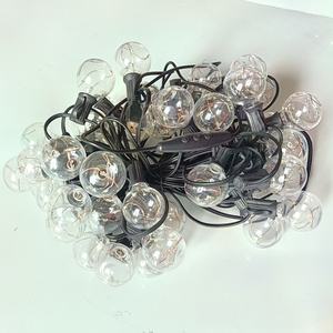 24FT 48FT G40 Bola Bombilla Cadena Exterior Impermeable Jardín Hada <span class=keywords><strong>Guirnalda</strong></span> Fiesta de Navidad <span class=keywords><strong>Terraza</strong></span> Luces Decorativas - Product Image 6