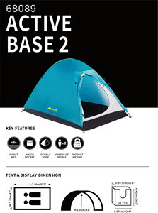 Fábrica de Brunei, tienda automática de cuatro lados de alta calidad, 210D Oxford, impermeable, resistente a los rayos Uv, tienda de campaña automática - Product Image 5