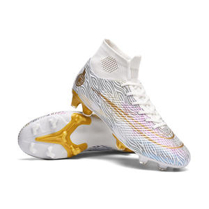 Chaussures de football à tige haute <span class=keywords><strong>Ronaldo</strong></span> Messi pour hommes et femmes, AG FG TF, chaussures d'entraînement pour étudiants et enfants - Product Image 3