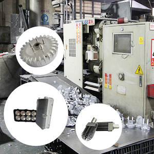 Phần đúc khuôn hợp kim nhôm cho vỏ đèn LED, xử lý bề mặt đánh bóng, kết hợp với vật liệu nhựa và gỗ - Product Image 3