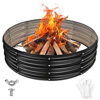 Lit surélevé en métal circulaire Kit de jardinage d'approvisionnement d'usine Pot de jardinière extérieur modulaire pour la plantation de légumes et de fruits à la maison