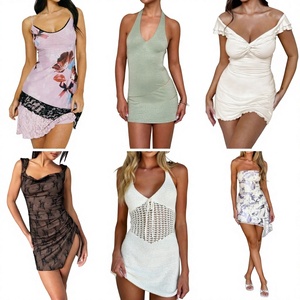 Vestido Mini Ajustado para Mujer, Surtido de Vestidos de Fiesta, Estilos Variados, Entrega Aleatoria, Venta al Por Mayor - Product Image 1