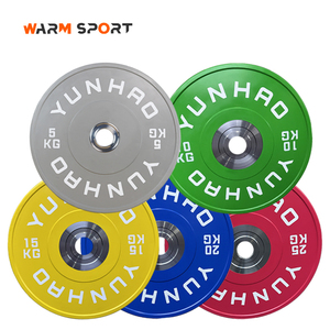 Colorful Home gym barre Board Fitness compétition caoutchouc buffer Board 15kg pour l'exercice - Product Image 3