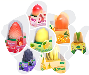 Vente en gros de glaces à la crème glacé<span class=keywords><strong>e</strong></span> 3D aux saveurs de fruits fraîches et délicieuses - Product Image 1