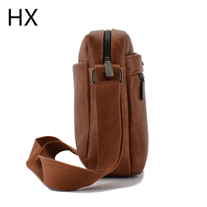 Sac à bandoulière en cuir PU pour hommes, sacoche imperméable, personnalisé, OEM, vente en gros, collection - Product Image 3