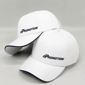 Gorras de Béisbol de 6 Paneles de Algodón de Marca de Moda de Alta Calidad con Logotipo Bordado Plano, Gorra de Béisbol con Logotipo Personalizado - Product Image 1
