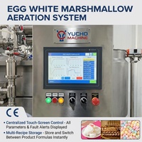 Système d'aération de blancs d'œuf YUCHO US Export Tech, capacité 500 kg/h, pour ligne de production de sauce laitière moelleuse à grande échelle