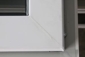 Puerta abatible de UPVC de grado comercial de diseño moderno para restaurante, cocina, vidrio templado y doble acristalamiento para centro comercial y salón - Product Image 6