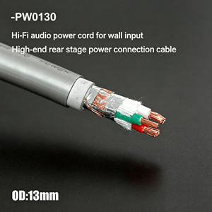Fil de cuivre monocristallin YIVO, câble d'alimentation AC mural HIFI audiophile, <span class=keywords><strong>cordon</strong></span> secteur en cuivre haute pureté pour système audio DIY - Product Image 2