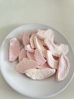 Dus Natuurlijke In Bulk Verpakte Gevriesdroogde Roze Perzik Plakjes Zoete En Knapperige Fruitchips Vacuüm Verpakt Gedroogd Fruit