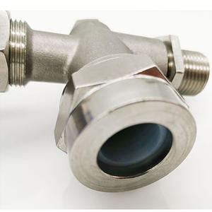 أنبوب زاوية لمستوى الماء من الفولاذ المقاوم للصدأ 304 مع نافذة لمراقبة مستوى الماء لملحقات مولد البخار والغلاية - Product Image 4