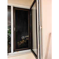 Ventana Abatible de PVC con Diseño Moderno, Calificada por Energy Star, Tecnología de Mantenimiento para Hoteles Costeros, Villas, Baños y Entradas