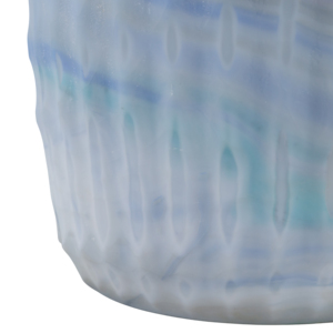 Vaso in vetro decorativo moderno intagliato, elegante vaso per fiori per soggiorno, camera da letto, ufficio, tavolo - Product Image 6