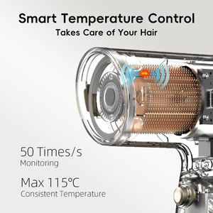 Secador de Pelo Profesional de Doble Voltaje y Alta Velocidad con Iones de Plasma, Secador de Pelo Inteligente con Infrarrojos y Sistema de IA - Product Image 5