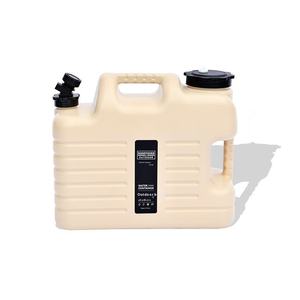 SUNNYHIKE Seau de stockage d'eau portable 12L/18L pour l'extérieur, en plastique de qualité alimentaire, pour le camping et l'utilisation dans le coffre de voiture - Product Image 1