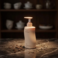 Bouteille pompe en PET vide de 300 ml, réutilisable, pour nettoyant visage, savon liquide, désinfectant pour les mains, shampoing