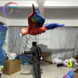 Gran oferta, disfraz de pájaro inflable, decoración de fiesta temática de pájaro, marioneta inflable de <span class=keywords><strong>loro</strong></span> - Product Image 5