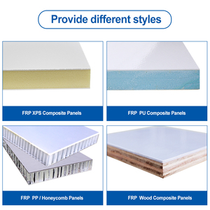 Meilleur vendeur d'usine, panneaux composites en mousse de polyuréthane pour murs, design moderne, <span class=keywords><strong>isolation</strong></span> pour camping-car, caravane, chambre froide, panneau sandwich en FRP - Product Image 2