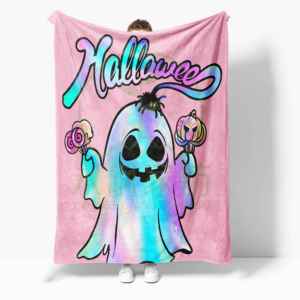 Couverture cadeau mobile personnalisée <span class=keywords><strong>confortable</strong></span> et chaude 50x60 pouces de haute qualité en gros Logo personnalisé hiver polaire jeter Hallowmas couverture - Product Image 1