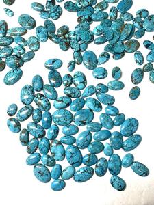 Turquoise Cabochon, Pierre Précieuse Naturelle en Vrac, Formes et Tailles Variées pour la Fabrication de Bijoux, Prix de Gros - Product Image 2