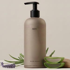 Gel Douche Nourrissant Ambre + Bois de Santal pour Hommes, Nettoyant Corps et Cheveux, Shampoing <span class=keywords><strong>Homme</strong></span> - Product Image 2