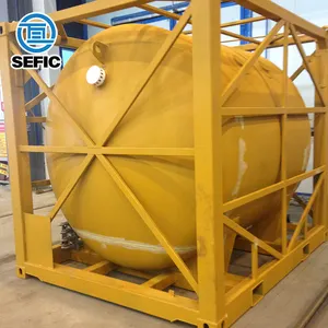 10ft Морской Портативный резервуар ASME Стандартный резервуар из нержавеющей стали контейнер для химической транспортировки
