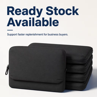 Housse de protection pour ordinateur portable 14-16 pouces avec poche avant pour accessoires, antichoc, en stock, logo personnalisé